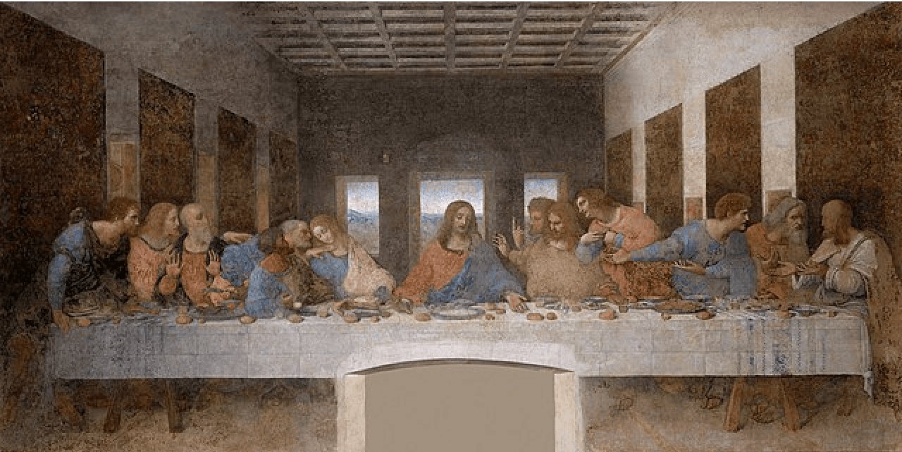 Painting of the last supper